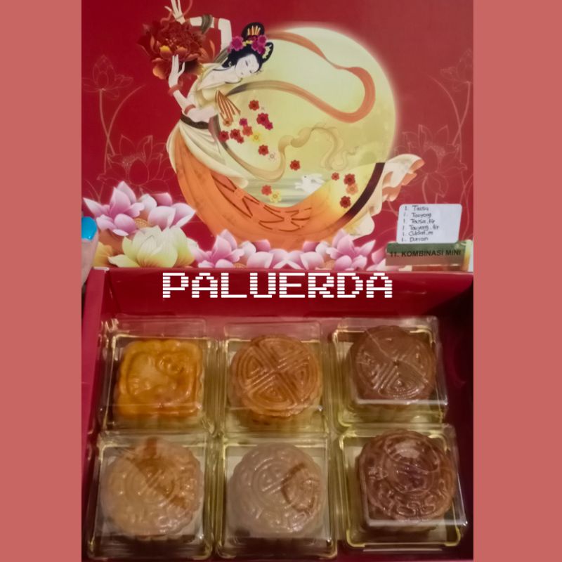

KUE BULAN MOONCAKE KEMENANGAN MINI ISI 6 KOMBINASI KULIT HITAM