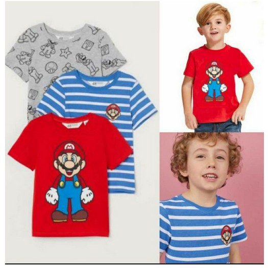 KAOS ANAK COWOK HM BOYS TEE MARIO
