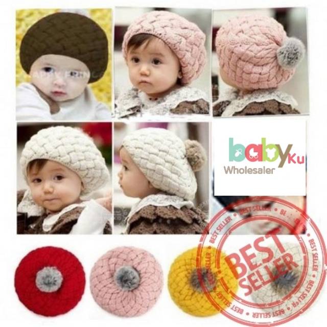 Topi kupluk nanas anak rajut -  pinnaple hat kids