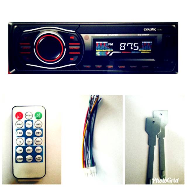 MP3 player Radio mobil Single din USB SDcard player