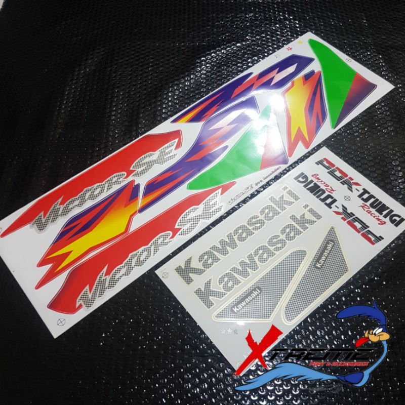 Striping Victor SE 98 Ninja R SS Original Thailand Sticker Stiker