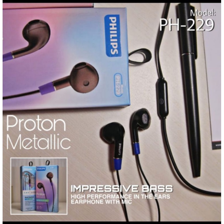 Handsfree Earphone Seri Philips All Varian Packing Lokal Suara Bagus &amp; Harga Mantap