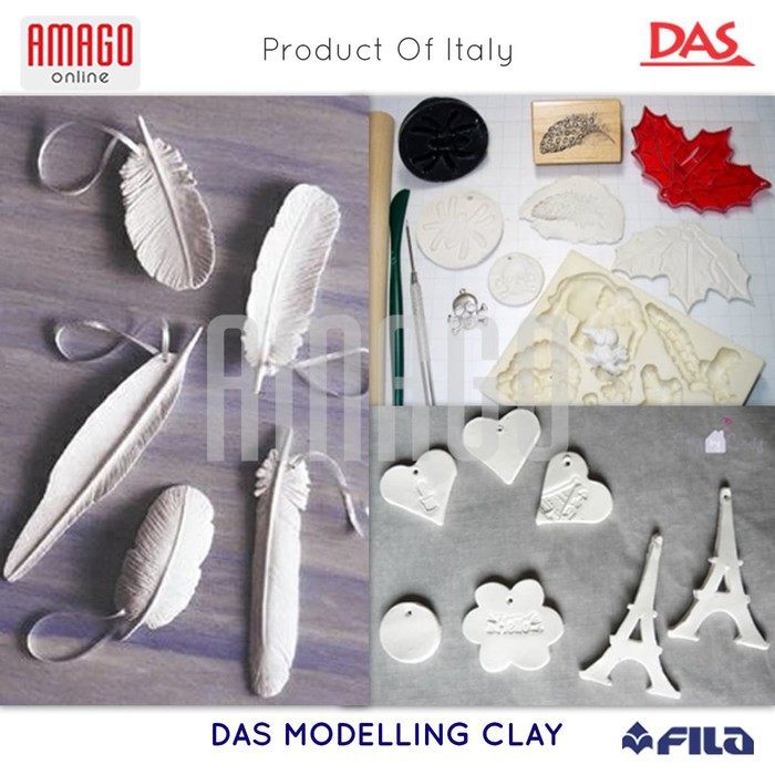 Clay DAS Modelling Clay Tanah Liat - Air Hardening Kering tanpa Oven - Pilih Warna