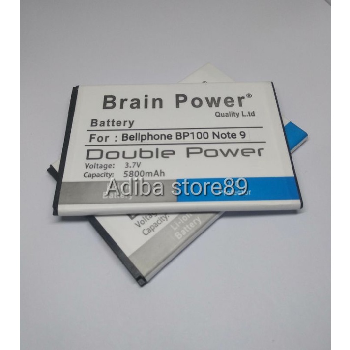 Baterai Batre Bellphone BP100/Note 9 Double Power Battery