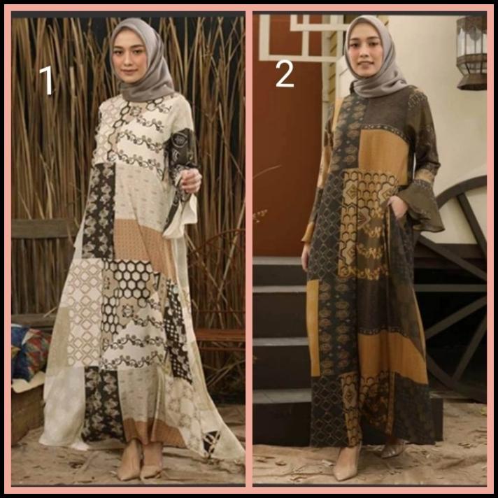 Gamis Wanita Dress / Tunik - Tunic Muslim Heaven Lights 100% Ori