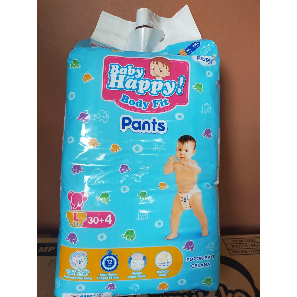 [ PROMO ] BABY HAPPY PANTS L30+4 / BABY HAPPY PANT UKURAN L MURAH