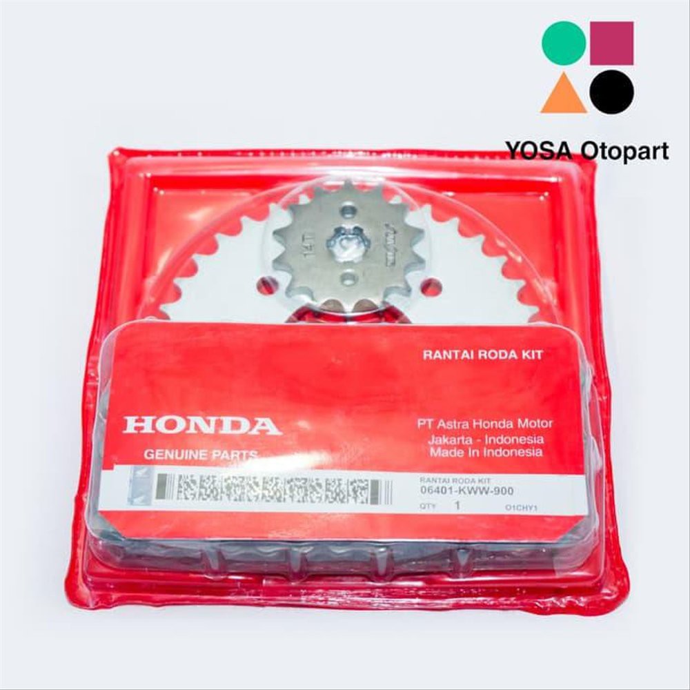 Gear set revo abs-supra x 125 injection helm in