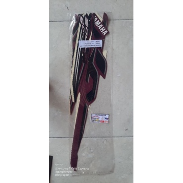 STIKER STRIPING LES BODY MOTOR YAMAHA MIO SOUL GT 2013 UNGU