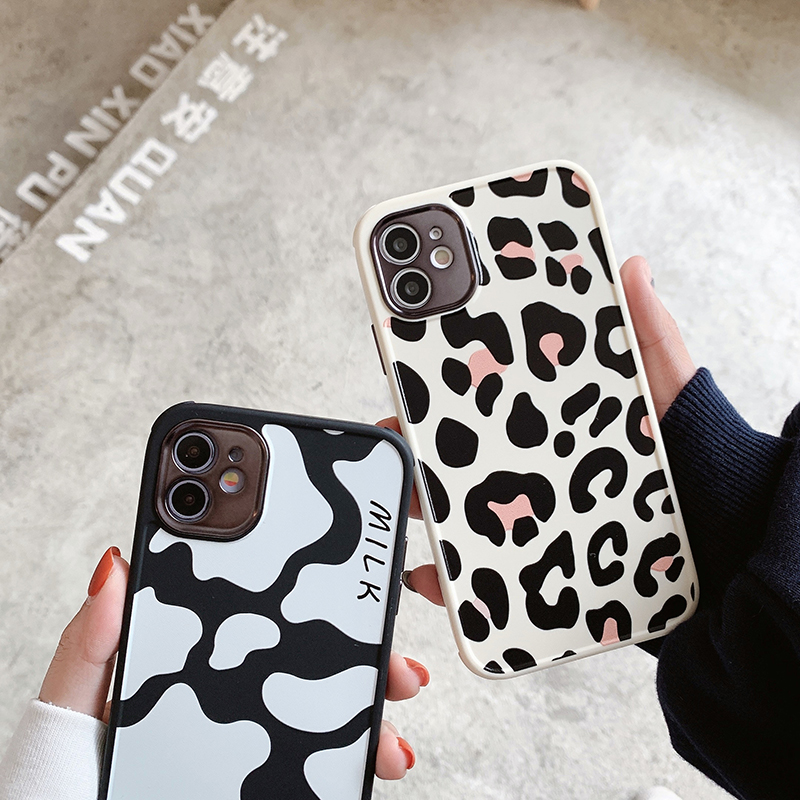 【Removable lens】 casing iphone Leopard print is suitable casing iphone for iPhone 12 pro max iPhone case 11 Pro Max soft case iPhone 7 8 Plus X Xr Xs XsMax se2020 soft shell