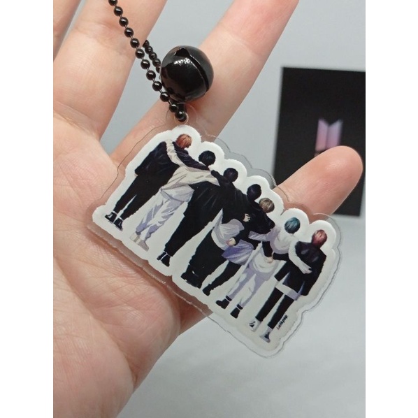 BTS on keychain acrylic