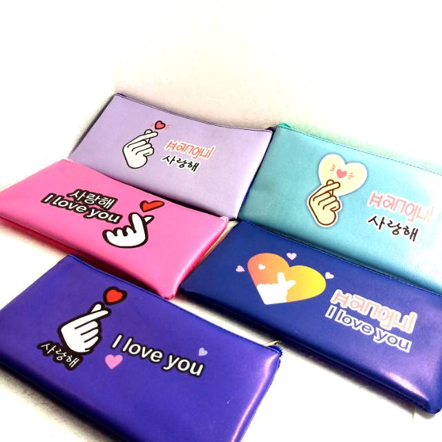 

Pencil case korea, souvenir, tempat pensil, dompet serbaguna
