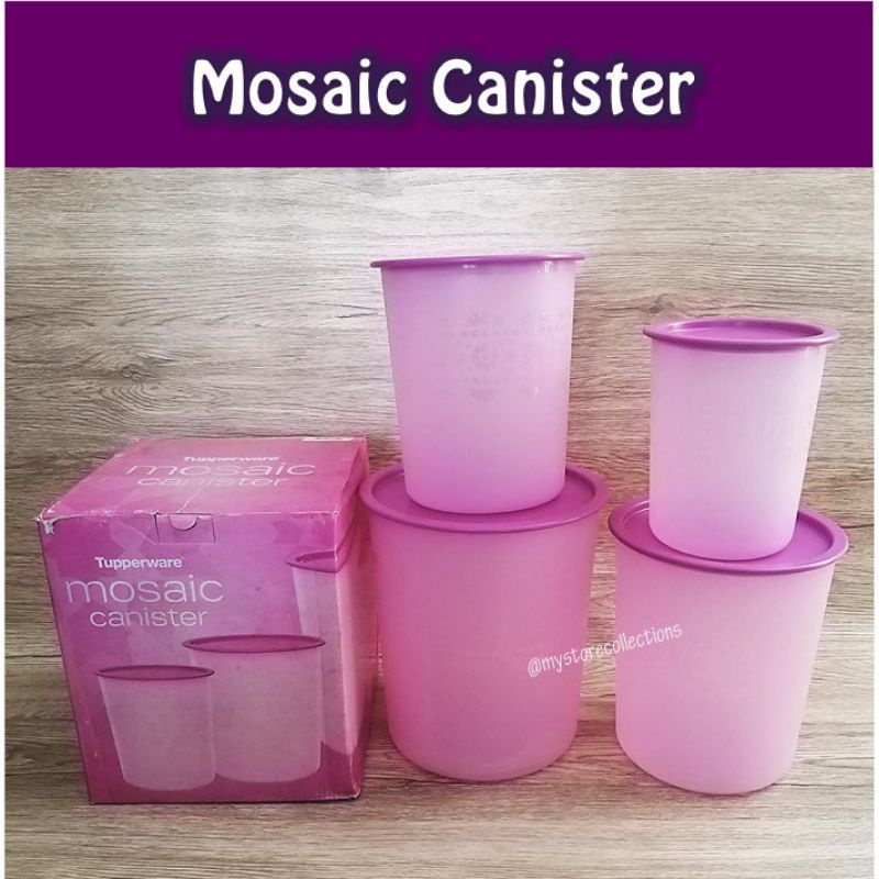 mosaic canister ungu
