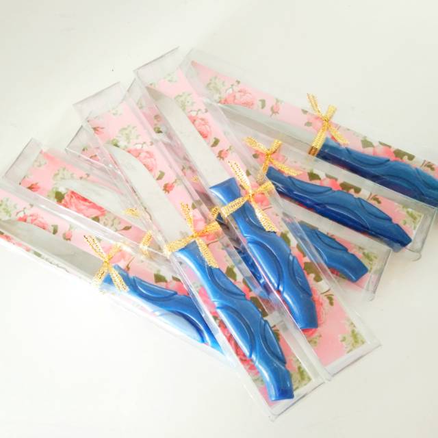 

Souvenir Pernikahan Murah Pisau Packing Mika Bening Minimal Order 100 pcs