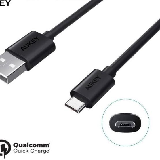 SJP AUKEY Micro USB 2M / Kabel Data Micro USB 2M Aukey OriginaL / Kabel data Xiaomi oppo vivo samsun