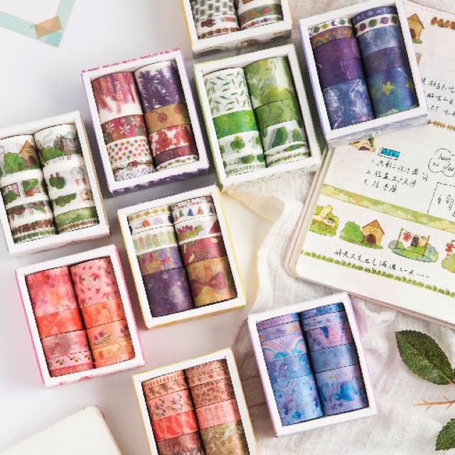 

Washi masking tape with different size