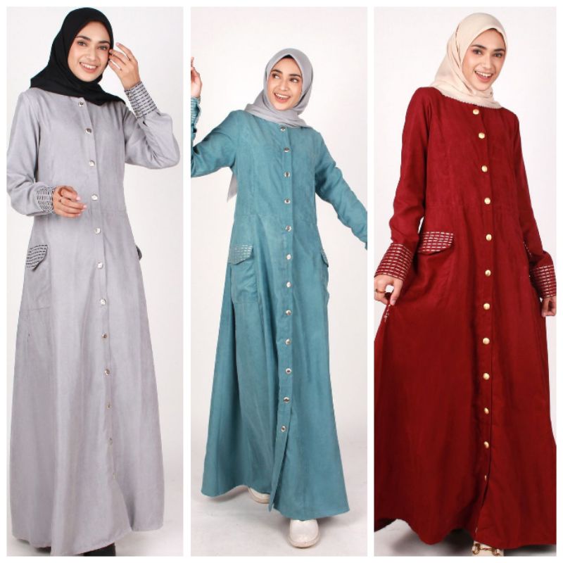 Abaya Corduray Dannis collection maroon size M L A220201 | 220201