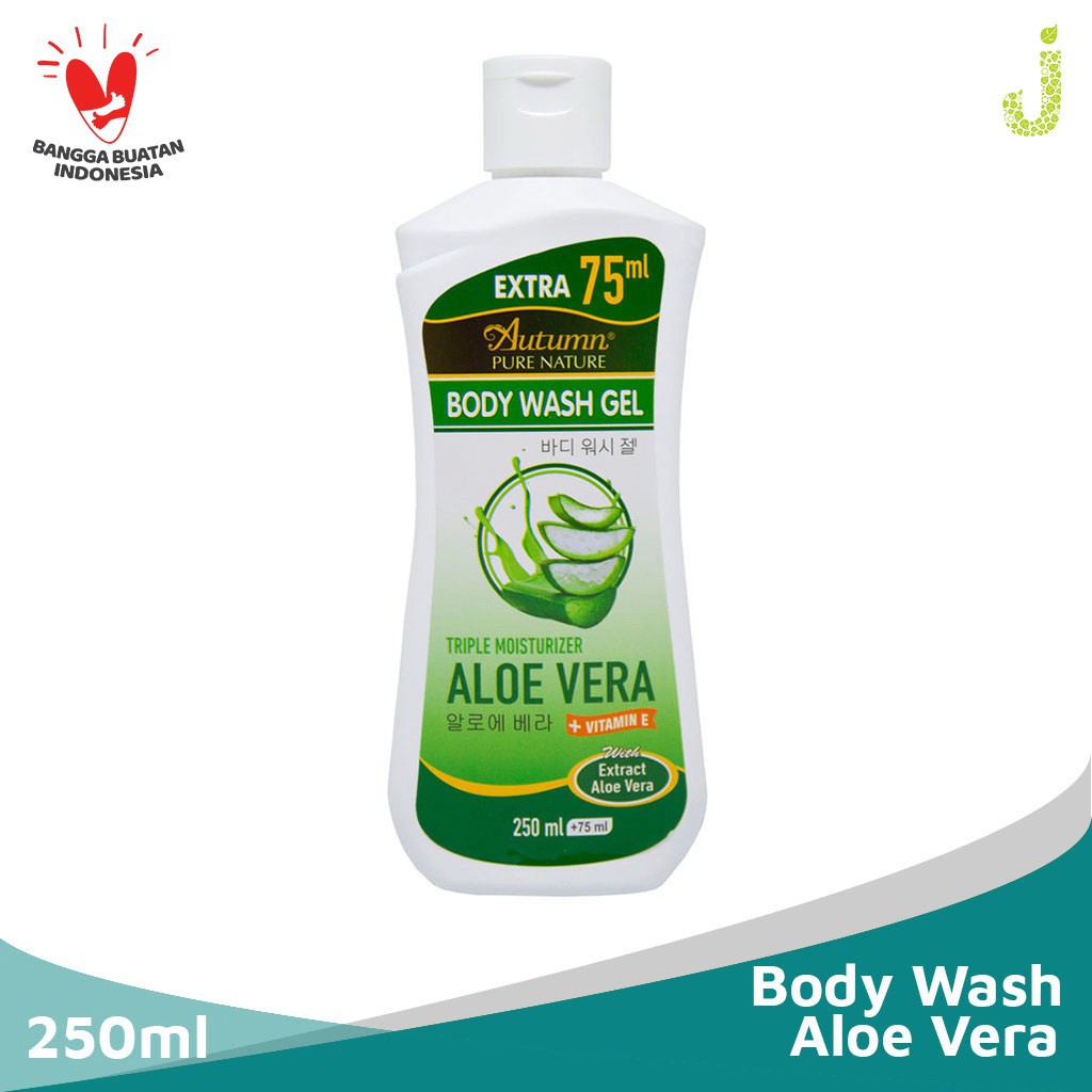 MINIGO Autumn Moisture Aloe Vera Body Wash Gel 250ml + Extra 75ml