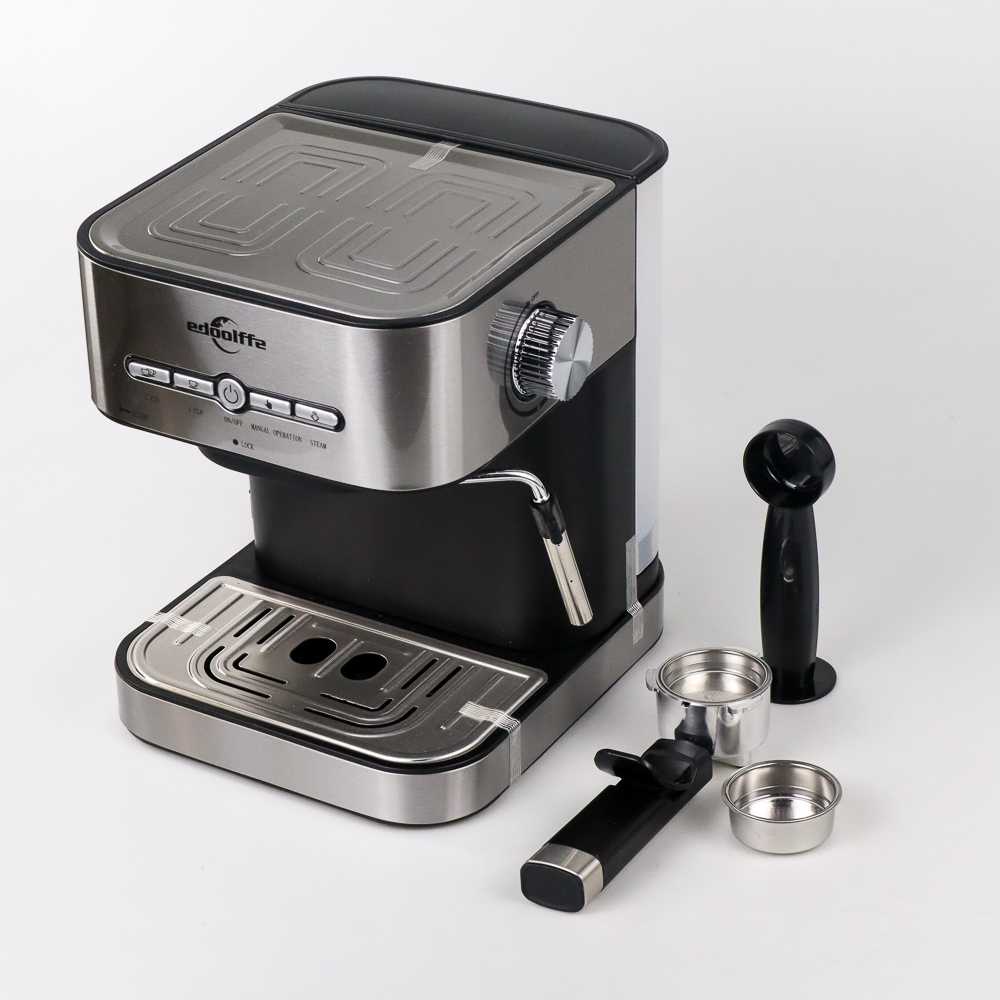 TD - DPR Edoolffe Mesin Kopi Semi Automatic Italian Coffee 15 Bar - MD-2009