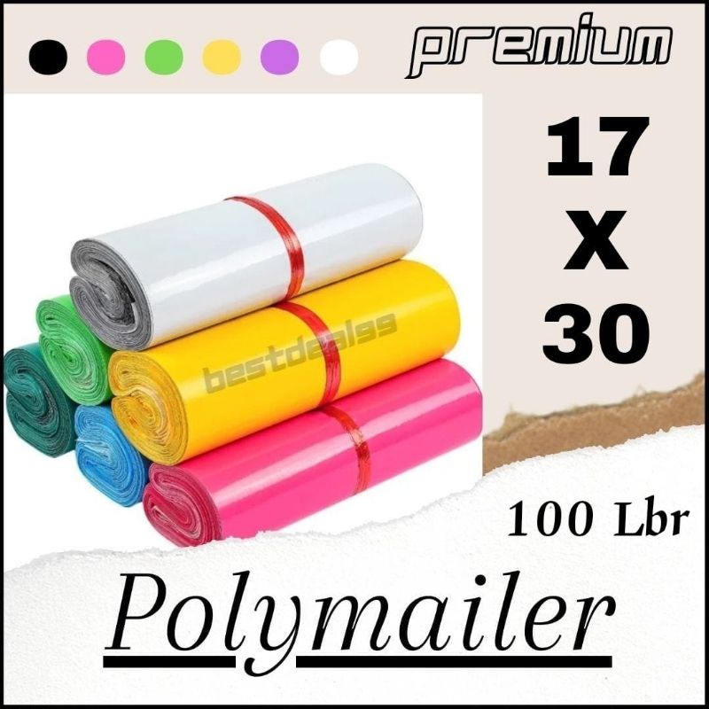 [17x30] 100 LBR PLASTIK POLYMAILER OLSHOP / PLASTIC PACKING ONLINE SHOP