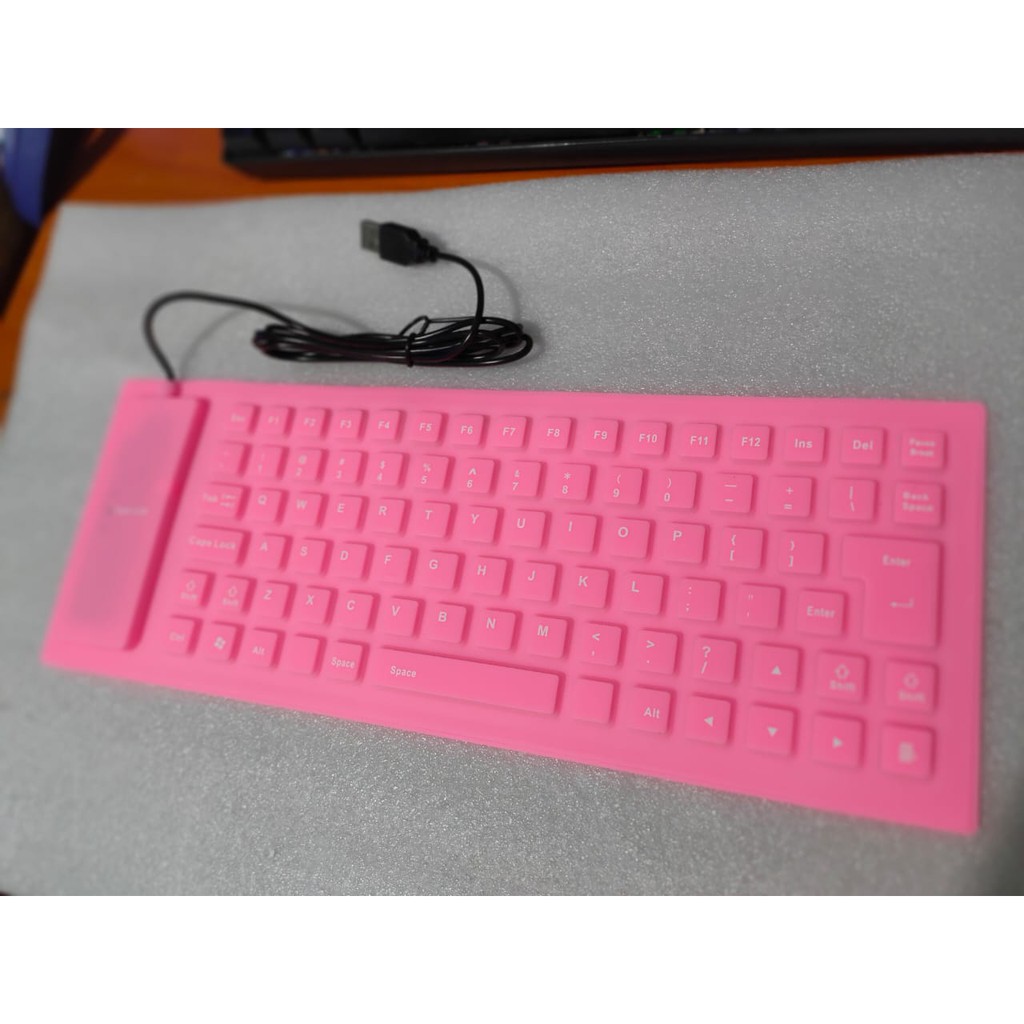 Keyboard Flexibel USB Gulung ANTI AIR