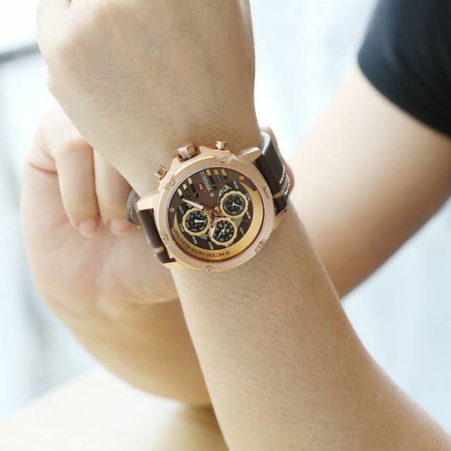 Jam Tangan Naviforce 9110 Original  - Jam Tangan Pria Original Tali Kulit  - Naviforce Original N01