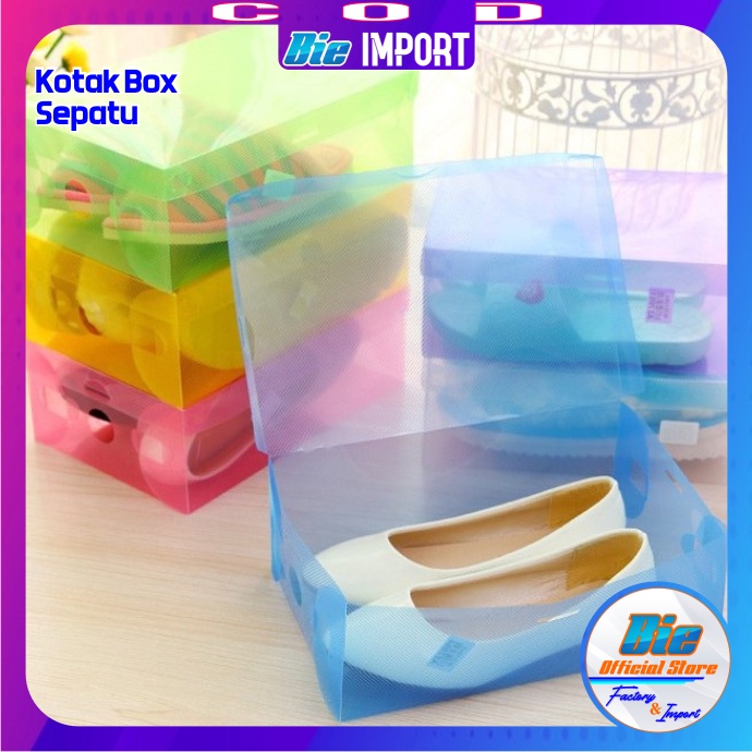 Kotak Sepatu Box Mika Transparan Premium Impor Best Seller