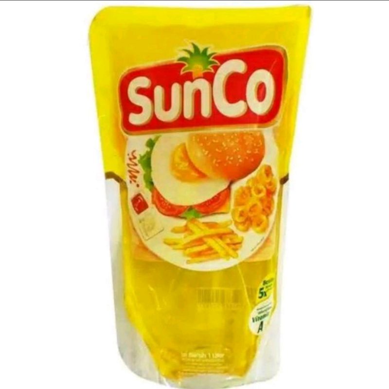 

Minyak goreng sunco 1 liter pouch