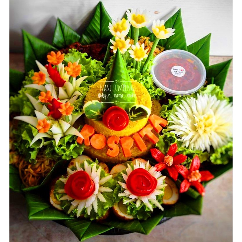 

Dapur Mama Endre Tumpeng Nasi Kuning Pink Ungu Liwet Ukuran 10 Porsi