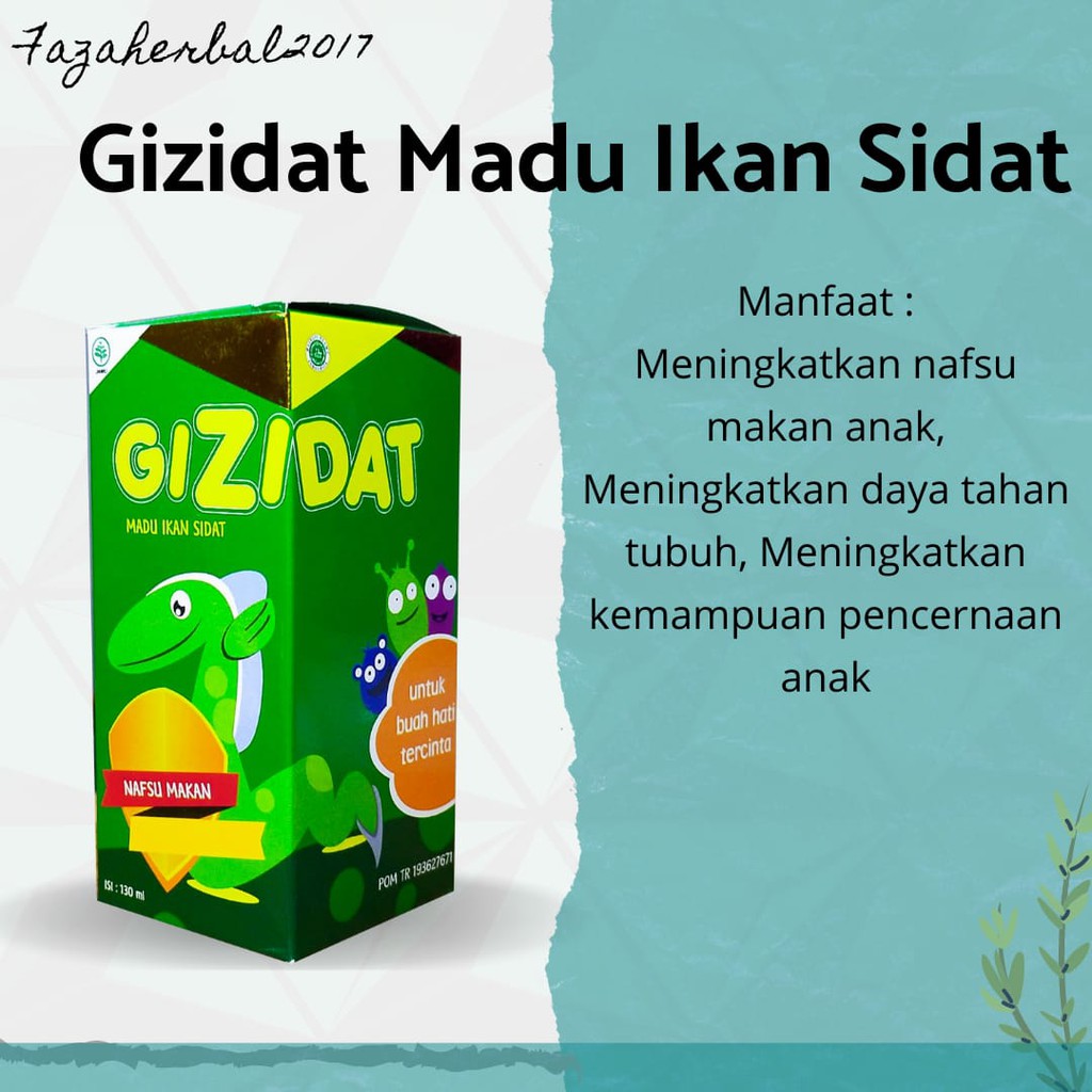 Gizidat Madu Anak Madu Ikan Sidat