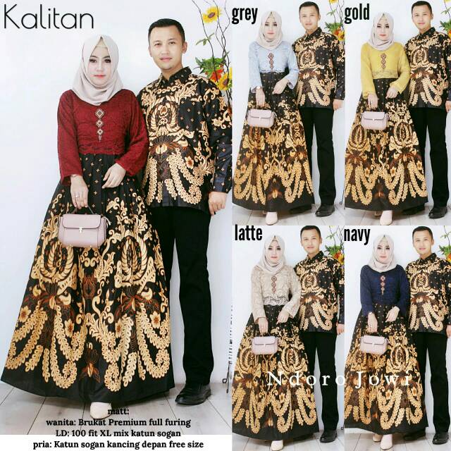 SHOPASHOP SOLO - Kalitan couple gamis fendi gamis syari kebaya brukat kebaya jadi tanah abang btc