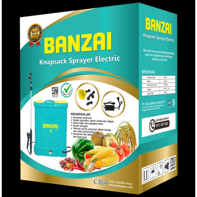 Sprayer Elektrik Banzai Type 6 - 16 Ltr