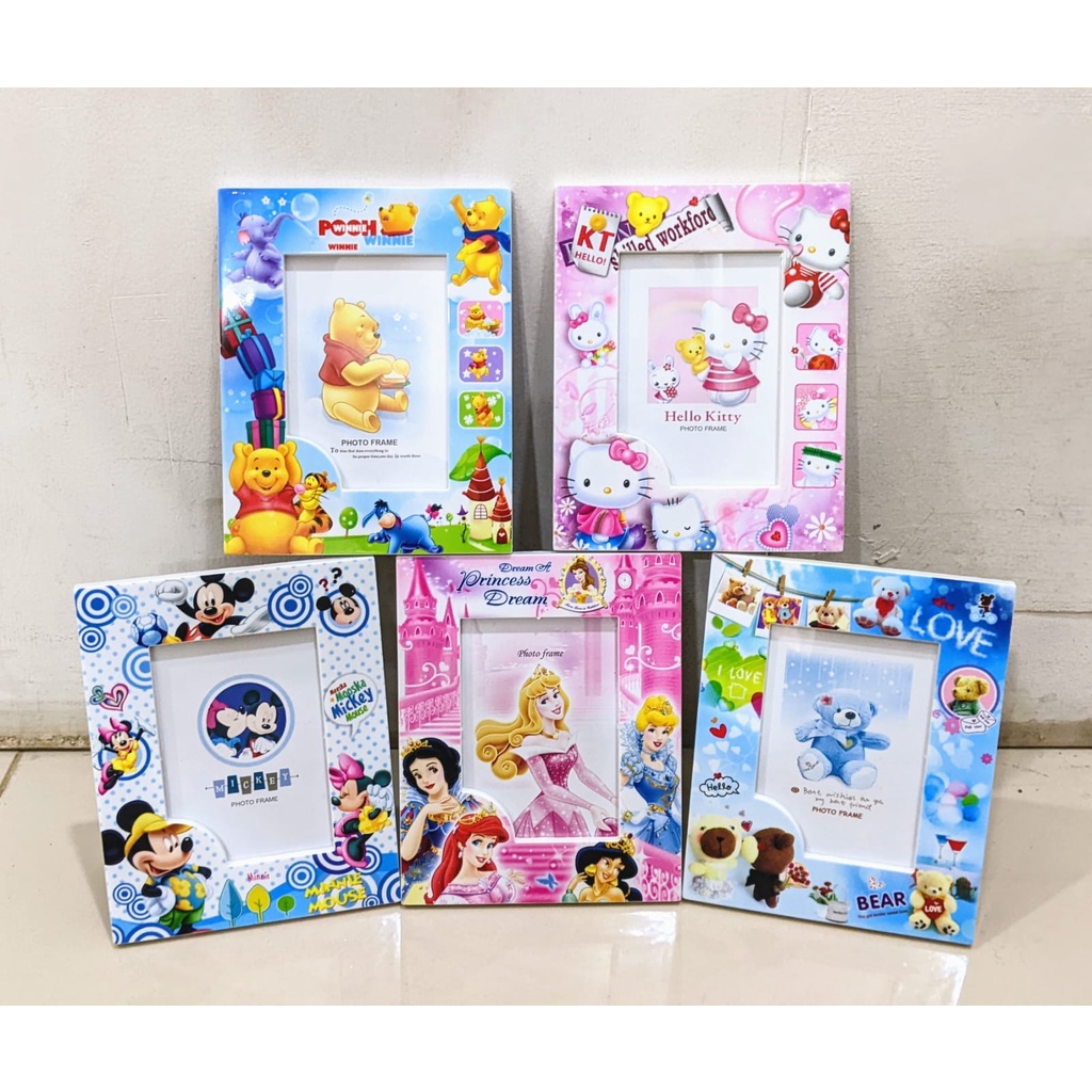 Jual Frame Bingkai Foto karakter+depan bingkai kaca ukuran 3R ( LR ...