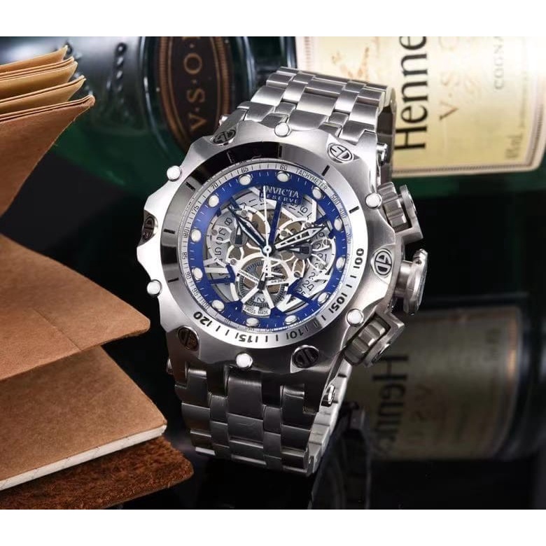 Jam Tangan Pria Invicta Venom Stainless Steel Premium