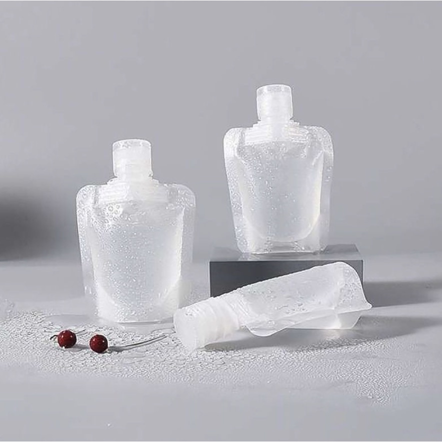 Botol Wadah Plastik Dispenser Isi Ulang Refill Aesthetic Buat Travel 30 ML 50 ML 100 ML