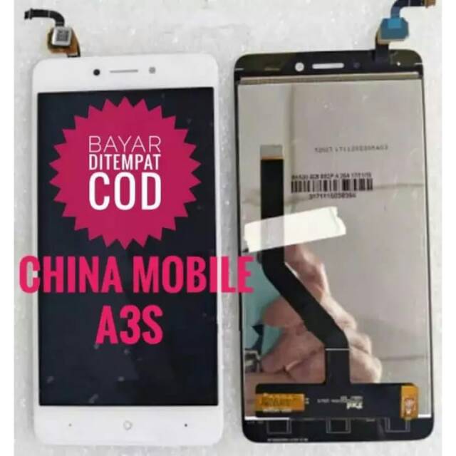 LCD FULLSET+TOUCHSCREEN COOLPAD A3S/CHINA MOBILE A3S CONTRAS MAIN OC AAA