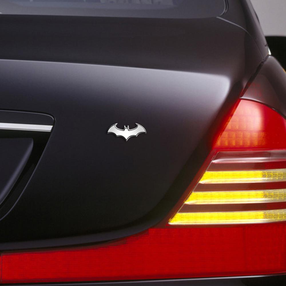 Suyou Stiker Emblem Logo Batman 3d Bahan Metal Untuk Mobil / Motor