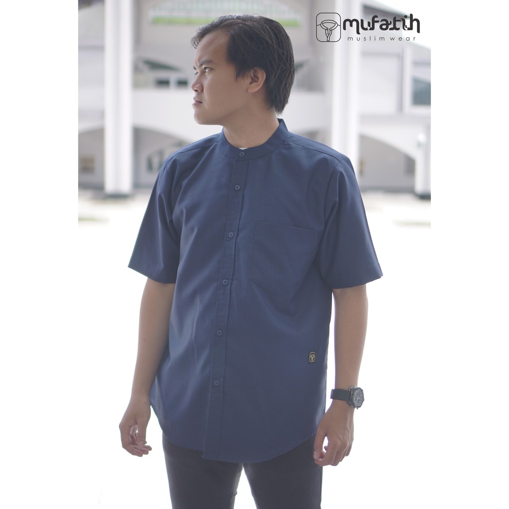 Koko Lengan Pendek Kemko Kemeja Koko Hizam Mufatih