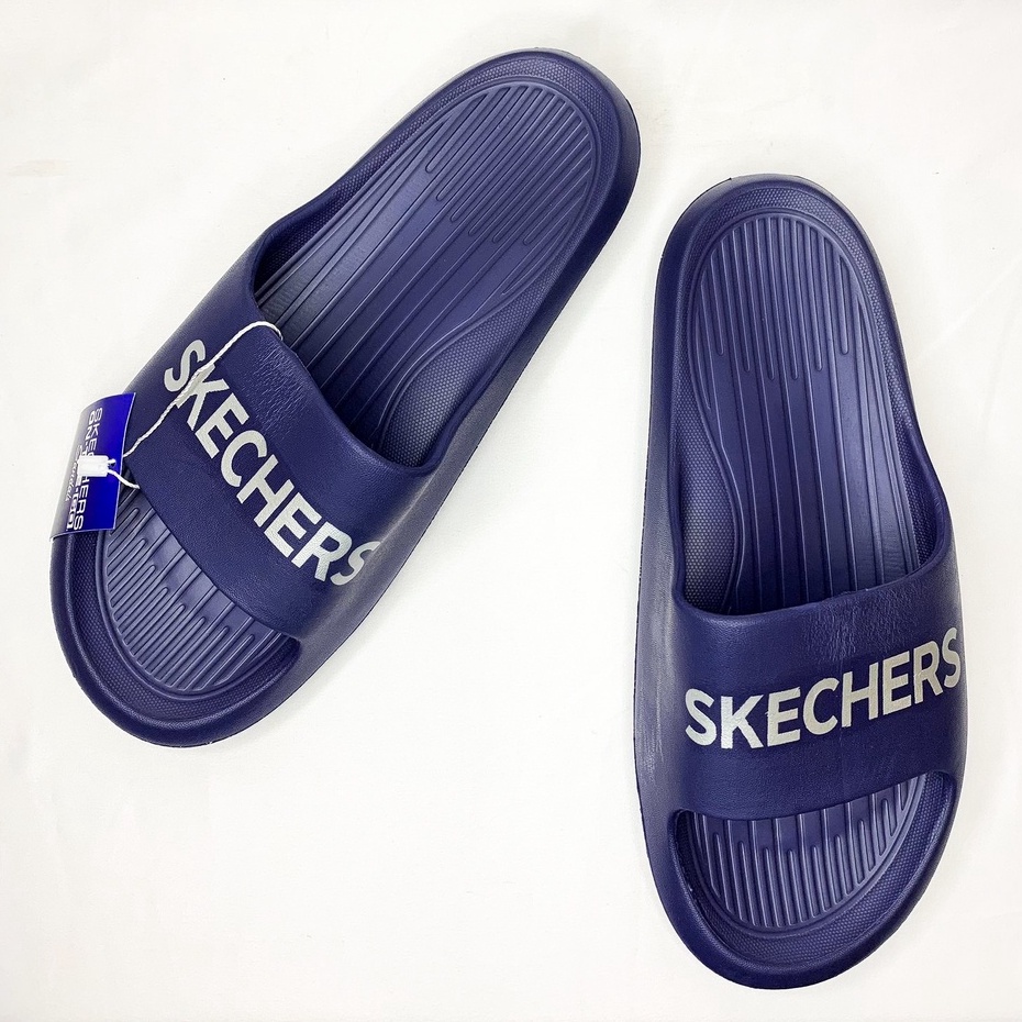 Sendal Selop Pria Skechers Terbaru Sendal Slop Kekinian Sandal Cowok Skecher Murah Sandal Sketchers Slide