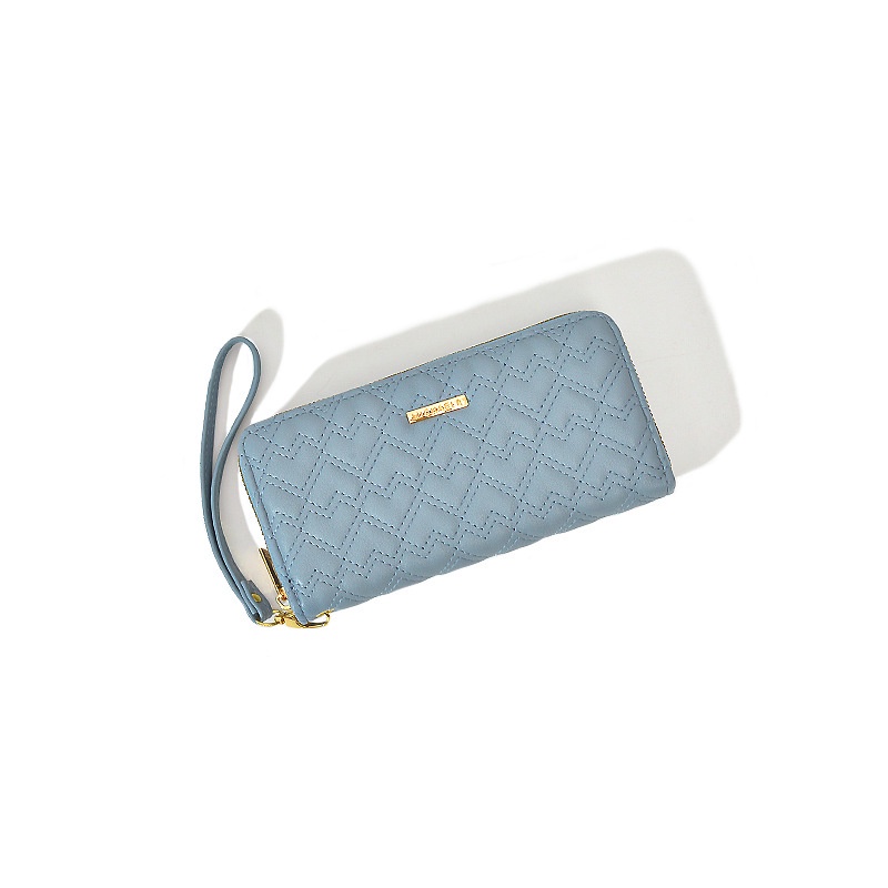 0791 𝙈𝙚𝙡𝙖𝙣𝙞𝙚 𝙒𝙖𝙡𝙡𝙚𝙩 Dompet Panjang Simple Plat ZigZag IMPORT