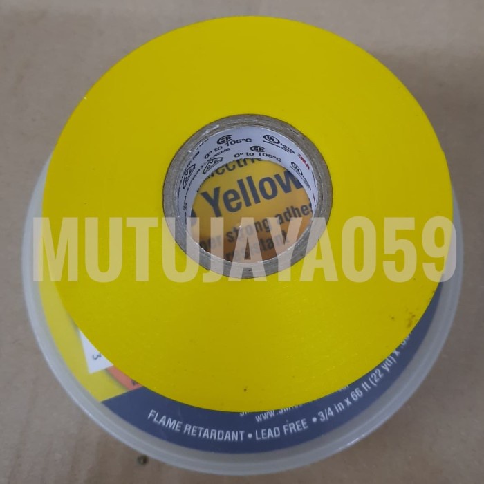

Wow Jual 3M Scoth 35 Vinyl Electrical Tape Yelow Bagus