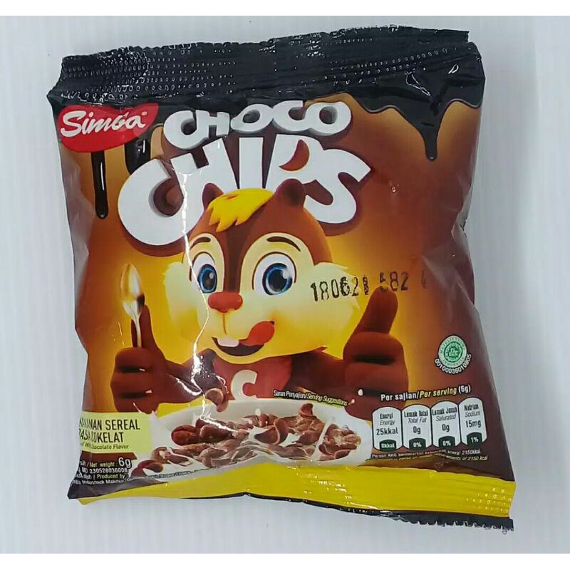 

Sereal Simba Choco Chips Renceng Isi 10