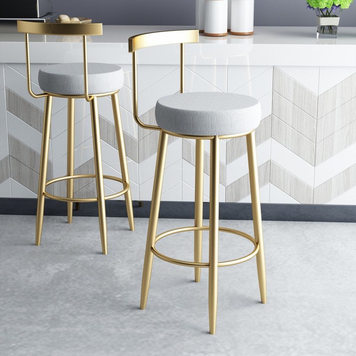 Kursi Bar Cafe kaki besi gold kursi bar STOOL minimalis kursi bar industrial