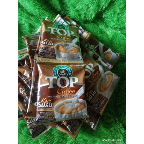 

TOP kopi susu renteng isi 12 sachet