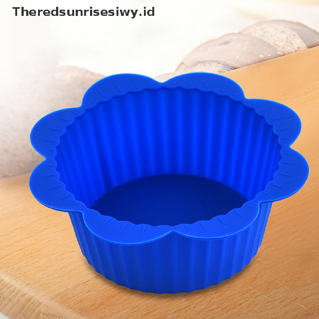 # Alat Rumah Tangga # 10pcs / Set Cetakan Cupcake / Muffin Bahan Silikon