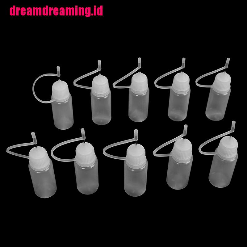 10pcs Botol Remas 10ML Untuk Lem Kertas Quilling