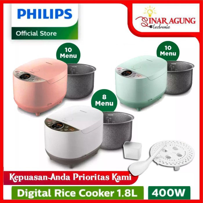 Philips Magic Com / Rice Cooker Hd 4515 / 4515 [ 1,8 Liter ]