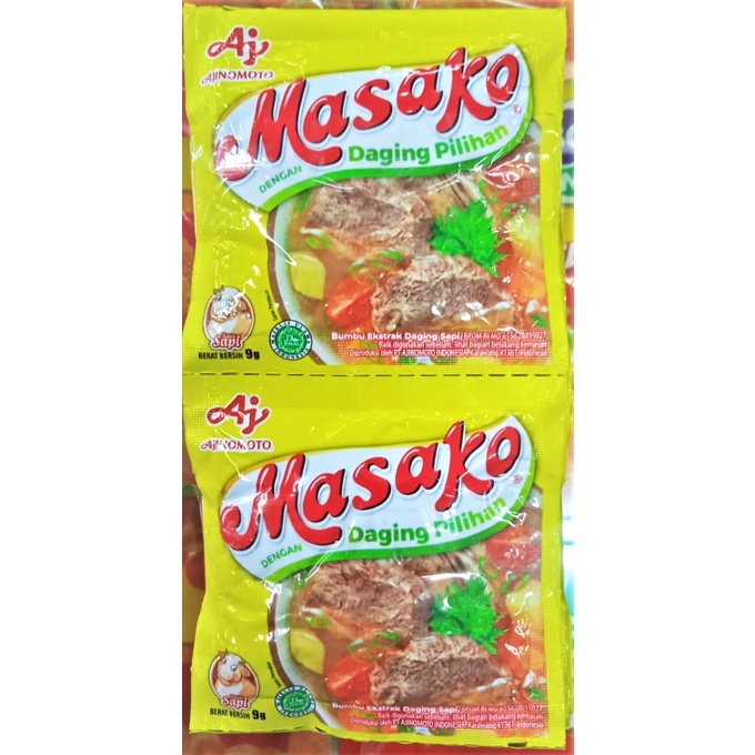 

Masako Kaldu Sapi Sachet 8gr