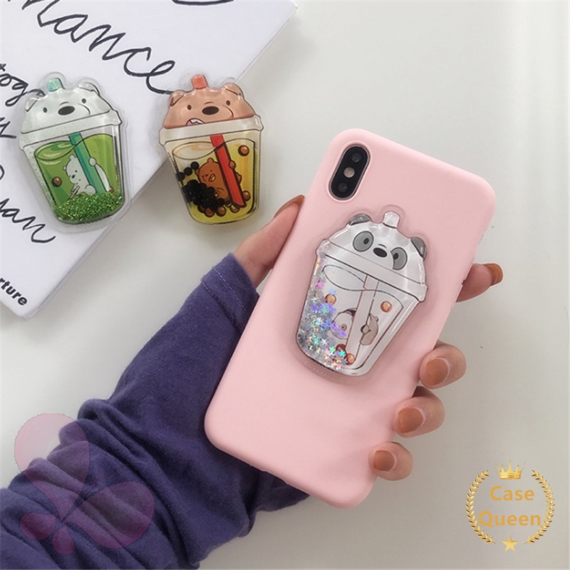 Popsocket Smartphone Universal Bentuk Beruang Lucu