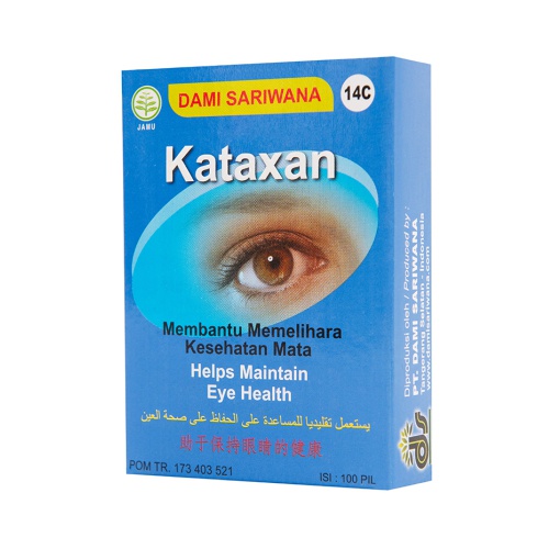 Jamu Paket Obat Herbal Katarak | Kataxan 100 Pil & BBerry 18 Kapsul | Membantu Memelihara dan Menjaga Kesehatan Mata-1