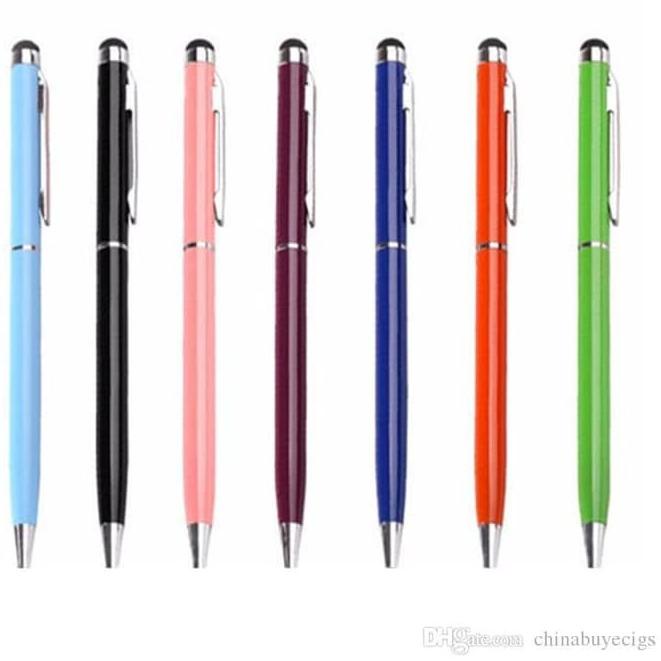 

tqHES - Pen Stylus 2in1 (Ballpoint) / Stylus Pen 2 in 1 + Ballpoint Universal Touch Screen For smart